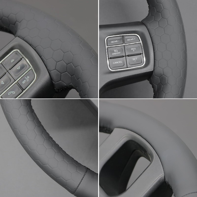 MEWANT Steering Wheel Cover for Dodge RAM 1500/1500 Classic /