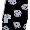 Ladies Rolling The Dice Lucky Black Gambler Socks 4-8 UK/37-42