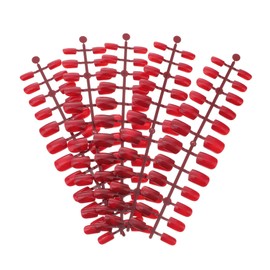 Healeved 120pcs Solid Nails Fake Nail Tips Full Cover Artificial Nail Art Accessories for Diy