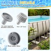 Pushglossy 13 Pcs Swimming Pool Water Jet Connectors Replacement Parts