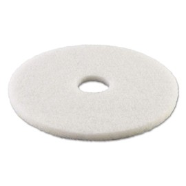 Boardwalk 4012WHI Standard 12-Inch Diameter Polishing Floor Pads White 5/Carton