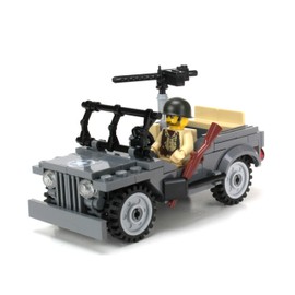 Battle Brick WW2 4 x 4 Utility Vehicle Custom Set