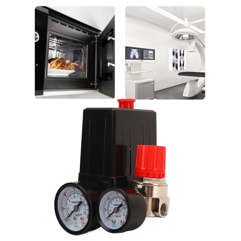 Air Compressor Pressure Switch 4 Way Auto Control Valve Controller