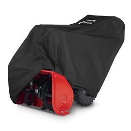 Kipiea Snow Blower Cover Waterproof Outdoor – 600D Heavy-Duty Snow Thrower Cover with Windproof Buckles and Drawstrings, Universal Fit for Most 20-28 Inch Snow Blowers