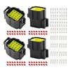JUUDDENPARTS 2 Kit 16 Pin Electrical Connector Plug, Waterproof Electrical