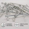 SKIR'CO (30 pcs) Zinc Plated Construction Nails 5.0 x 150
