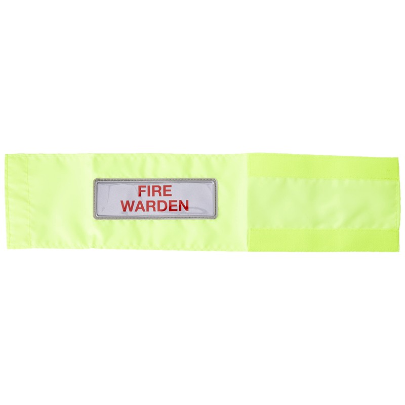 Caledonia Signs 56448 Fire Warden Reflective Armband