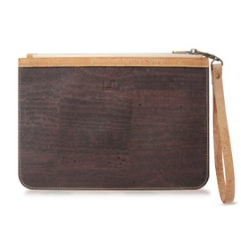 boshiho Cosmetic Bag Cork Small - Vegan Makeup Bag Organiser Makeup Bag for Women, Travel, Shopping (Brown), brown