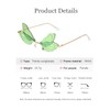 YOJUED Butterfly Sunglasses with Dragonfly Wings Irregular Glasses for Women