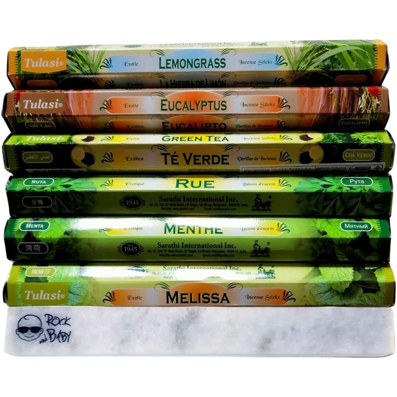 Mixed Incense Sticks Natural Herbs - Aromatherapy - 6 x