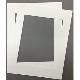 Pack of 2 24x36 Cream Picture Mats with White Core, for 20x30 Pictures