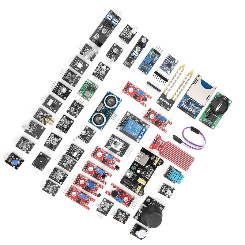 45pcs set Sensor Modules Starter Kit Professional DIY's Updated Development