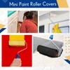 Leumoi 500 Pcs 4 Inch Paint Roller Mini Rollers Covers