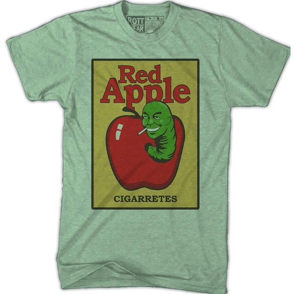 Red Apple Tiempos Violentos Playera verde Rott Wear (L)