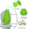 BOOWOO Bedside Commode Liners with Absorbent Pads,100 Disposable Commode Bags