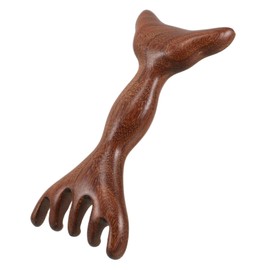 OHPHCALL Portable Massage Tool Wooden Comb Scalp Massager Scalp Cleaning Hair Growth Gua Sha Wood Massage Ergonomic Design