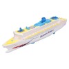 Kids Cruise Ship Model Sound Effects LED Light Universal Rotation