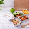Caterpack Foil Trays With Lids, Small, Disposable Food Containers, 12.5cm