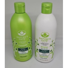Nature's Gate Tea Tree & Sea Buckthorn Calming Shampoo + Conditioner Set 18oz