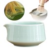 Leefasy Ceramic Matcha Tea Bowl with Spout, Chawan, 560ml, Light