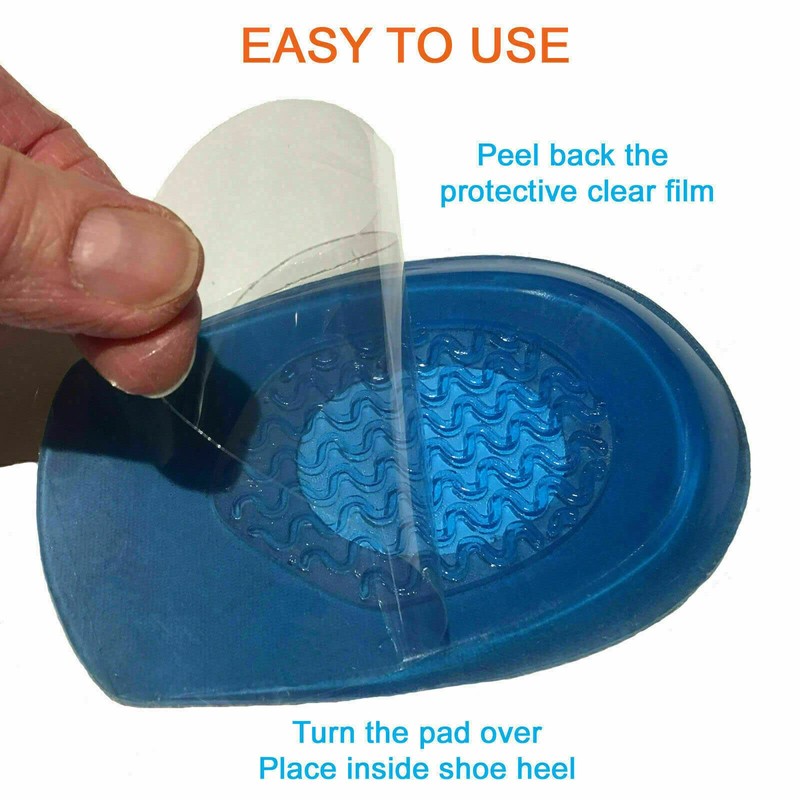 ebuyerfix Heel Support Pads Orthotic Cushion Gel Cup for Sensitive