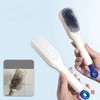 LS One-Press Hair Release Detangling Comb Pink Hair Comb 3ea