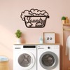 Bnesi Laundry Wall Decor Sign, Farmhouse Decoration Metal Wall Art