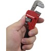 Small Pipe Wrench, 6 Inch Adjustable Plumbers Wrench Mini Plumbing