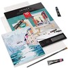 Arteza Watercolour Paper Pad, Foldable Canvas Pad, 17.8 x 21.8