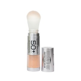 FOTOSUN UV100 Protector Solar Facial en Polvo con Brocha, Bloqueador Solar Matificante FPS 50+, Solar Brush para Rostro 4 g