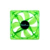Apevia CF512L-GN 120mm 4pin+3pin Silent Green LED Case Fan (5-pk)