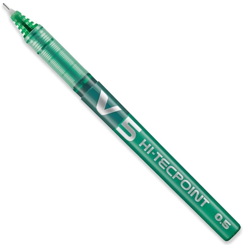 Pilot V5 Hi-Tecpoint Rollerball Pen - Fine 0.5mm Nib Tip
