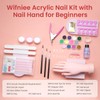 Practice Hand for Acrylic Nails Kit: Fake Hand for Nail