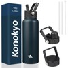 Konokyo 40oz Insulated Water Bottle Sport Stainless Steel Water Bottles