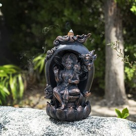 Backflow Incense Burner Hanuman Hinuistic God Backflow Waterfall Incense Holder Figure