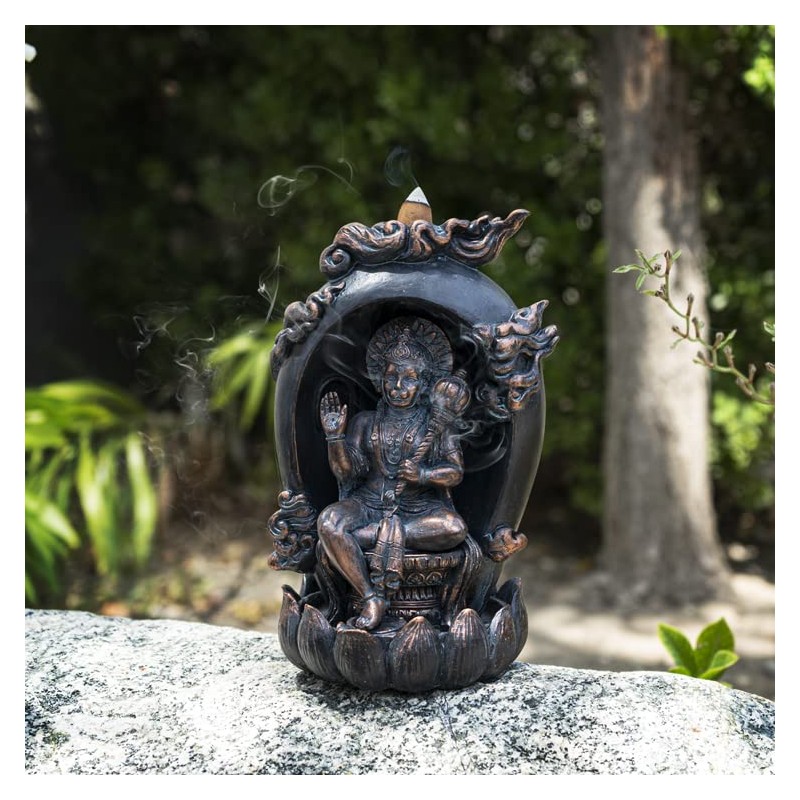 Backflow Incense Burner Hanuman Hinuistic God Backflow Waterfall Incense Holder