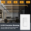 BESTTEN 5 Pack 0-10V LED Dimmer Light Switch, Super Slim