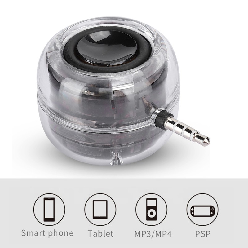 Portable Mini Speaker with 3.5mm Plug Handsfree Speakers Audio Music