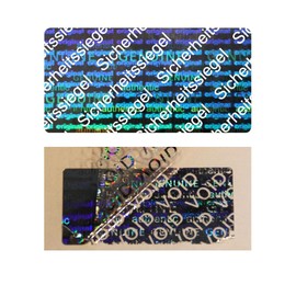 Hologram VOID Security Labels "Security Seals" on a Roll - 30 x 15 mm - Pack of 1000 (White)