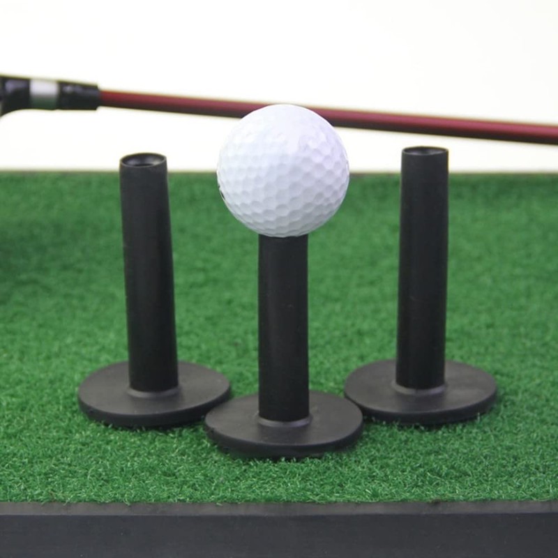 DONGKER Golf Range Tee, Pack of 10 Rubber Golf Tees,