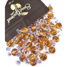 SweetGourmet Sugar-Free Butterscotch Buttons Hard Candy, 2 Pounds, Fat-Free, Gluten-Free, 180 Pieces