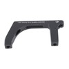 Bike Disc Brake Adapter Aluminium Alloy Black Mounting Bracket Converter