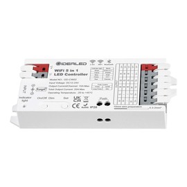 Smart 5-in-1 WiFi LED Controller RGBWW, Intelligent Wireless Controller for RGBCCT RGBW RGB CCT Single Colour LED Strips, APP/Voice Controlled Work with Alexa/Google Assistant (Wi-Fi LED Controller Only)