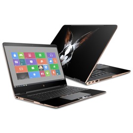 MightySkins Skin Compatible with HP Spectre x360 Convertible 15.6" (2017) - Rock N Roll Bunny | Protective, Durable, and Unique Vinyl Decal wrap Cover | Easy to Apply, Remove | Made in The USA