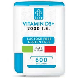 +LIFE - Vitamin D3 High Dose 2000 IU PU Life Pocket 600 Tablets Pure Immune Defense Bone Muscle Teeth Vegan Gluten and Lactose Free Capsules, 600 tablets / +LIFE - 비타민 D3 고용량 2000 IU 피유라이프 포켓 600정 순수 면역 방어 뼈 근육 치아 비건 글루텐 및 유당 무첨가 캡슐, 600 tablets