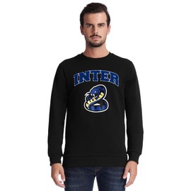 Inter Felpa Unisex-Adulto, Prodotto Ufficiale, Design con Biscione Collezione Esclusiva Back to Stadium, 100% Cotone, Adatta a Tutti i Tifosi Nerazzurri