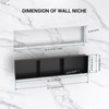 BLYLUND Shower Niche NO Tile Needed 8" x 36" Stainless