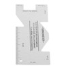 Metal Sewing Ruler Aluminium Alloy Light Flexible Portable Accurate Hand