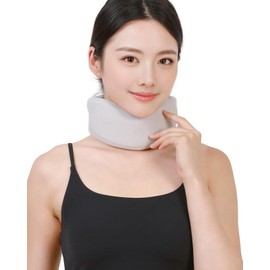 [ラディアンヌ]エナイ くるっと2WAY首サポーター ストレートネック 首こり 解消 女性用 姿勢 猫背 矯正 夏用 デスクワーク 家事中 寝違い 洗えるカバー付き 軽量 首伸ばし 蒸れにくい通気性設計 疲れ