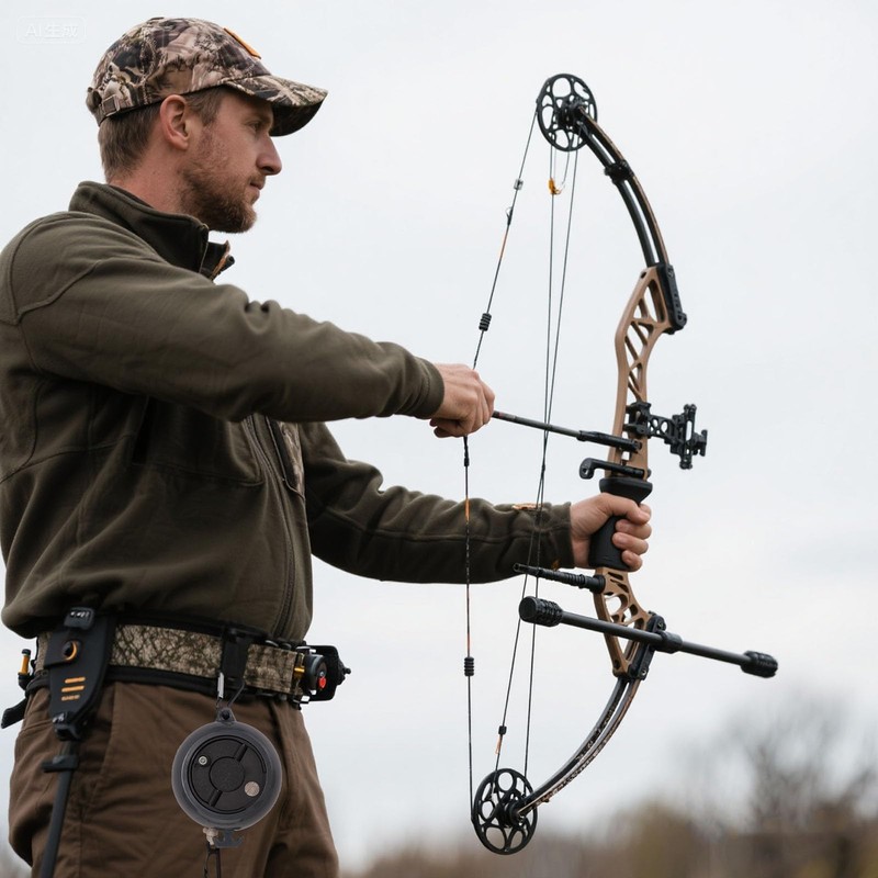 Retractable Bow Hoist, 32.8FT Tree Stand Bow and Gear Hoist